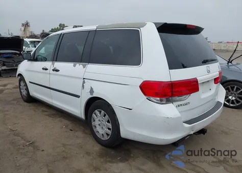 2008 Honda Odyssey Lx из США, поврежденный, VIN 5FNRL38218B101566